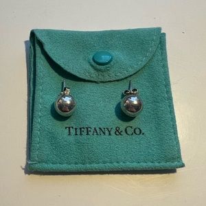 Tiffany & Co silver ball earrings